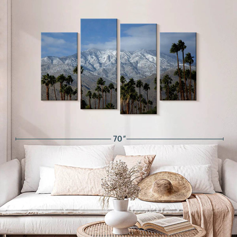 Alvord Palm Springs Sierras, H 32 po x l 52 po