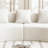 Boneless Curved Sectional Sofa with pillows-1881852547
