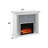 Maxximus 47.44'' W Black,Clear Electric Fireplace