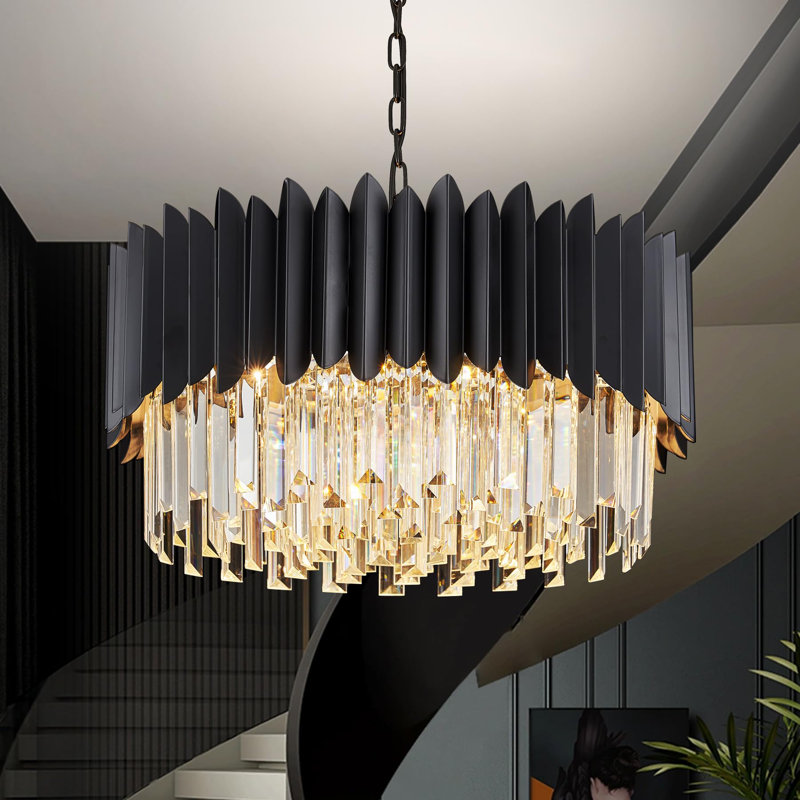 Lustre en cristal à 4 niveaux 20 po, 20", 6
