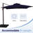 120'' Square Cantilever Umbrella with Rotation and Cover-649673520