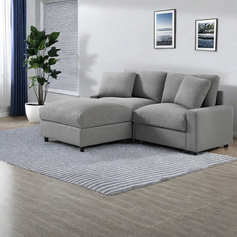 Modulaires modulaires peu encombrants, conception moderne en polyester durable pour des espaces de vie polyvalents