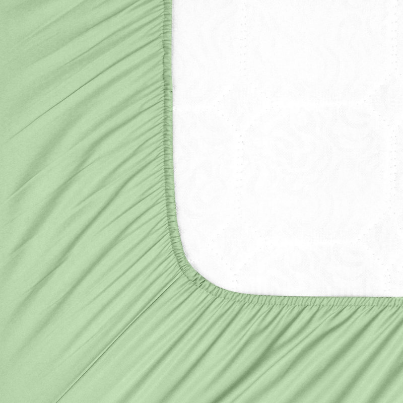  500 Thread 100% Cotton Sateen Sheet Set (4PC.), King, Olive