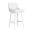 Tabouret pivotant à hauteur réglable en bois et rembourré Dorreen-2124057977-2124057978