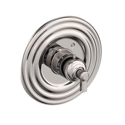 Astor 3/4" Round Thermostatic Trim Plate With Handle