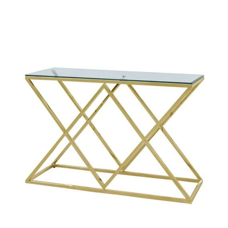 2 - Piece Glass Top Living Room Table Set