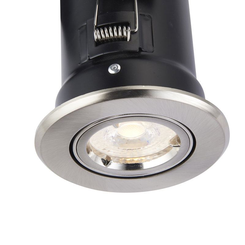 Curtsinger 10cm Recessed Lighting Kit, Satin Nickel