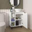 Meuble-lavabo avec 1 porte et 8 tablettes de rangement-783205584