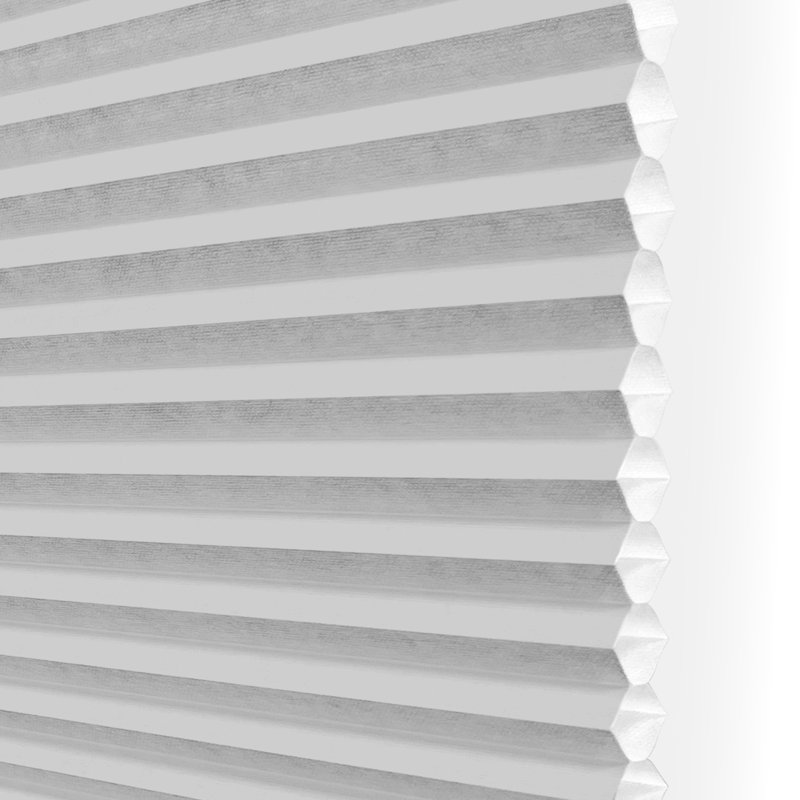 Store cellulaire semi-transparent filtrant la lumière de 1 pouce, L 60,5 po x L 64 po, Nuage gris