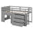 Loft Bed With Drawers And Shelf-2112633182