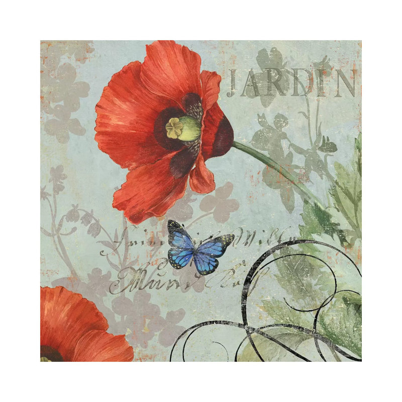 Jardin by Aimee Wilson - Wrapped Canvas Gallery-Wrapped Canvas Giclée, 45.72 cm H x 45.72 cm W x 1.91 cm D