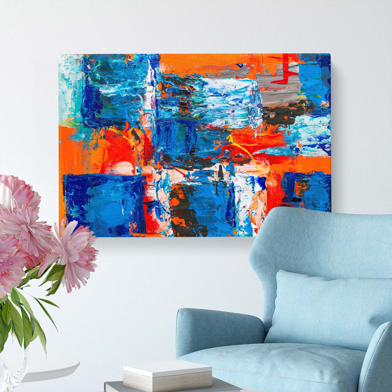 Abstract Art Painting Vol.336 by S.Johnson - Wrapped Canvas, 60cm H x 91cm W x 3cm D