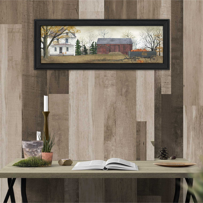 «Pumpkins For Sale» par Billy Jacobs, reproduction d'art mural, affiche prête à accrocher