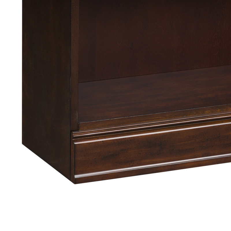 Mattern Standard Office Bookcase with Adjustable Shelves, (2 Shelves) 48" H x 30" W x 12.5" D
