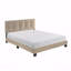 Structure de lit plateforme en velours grand, réglable, capitonnée-101335143-101335140