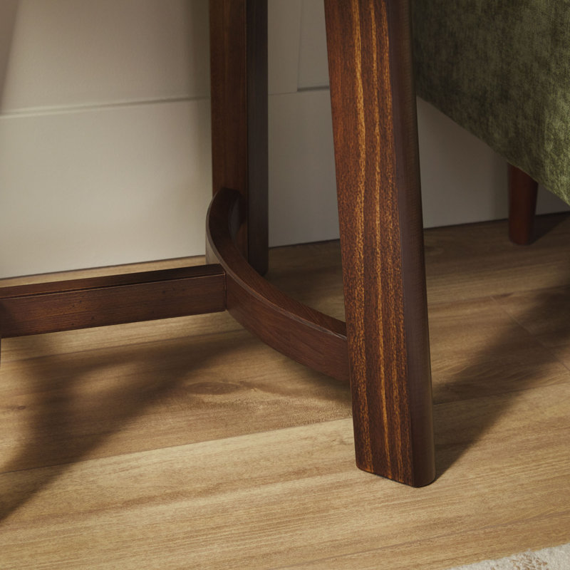  2-Pack Modern Farmhouse Rustic Solid Wood Square Side Tables, Medium Brown