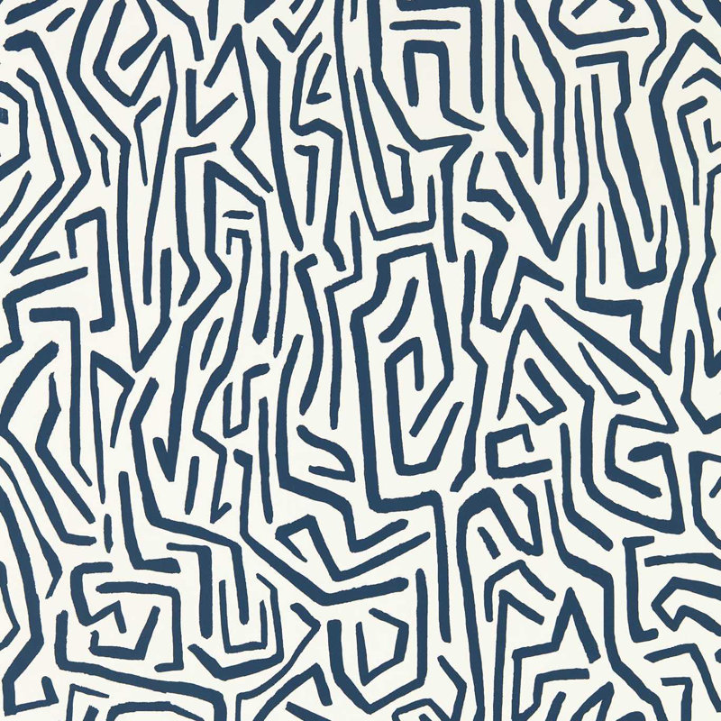 Melodic Wallpaper, Japanese Ink/Origami