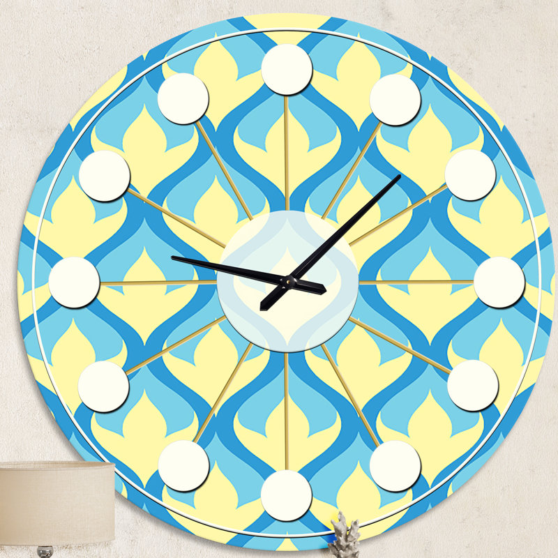 Horloge murale rétro Mid-Century, Moyenne