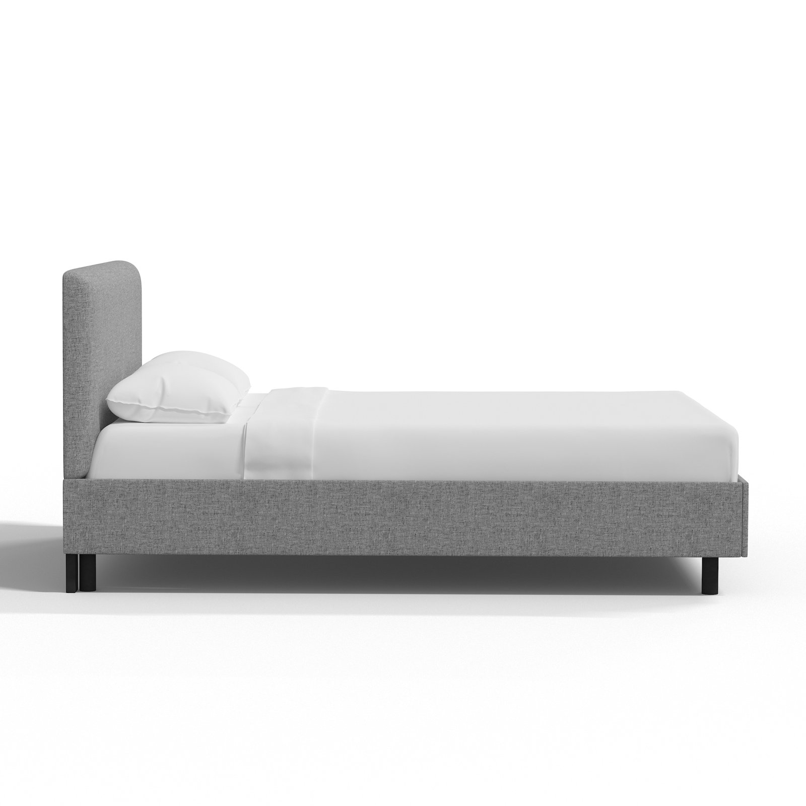 Eisley Upholstered Bed, Zuma Pumice Textured Linen, Full / Double