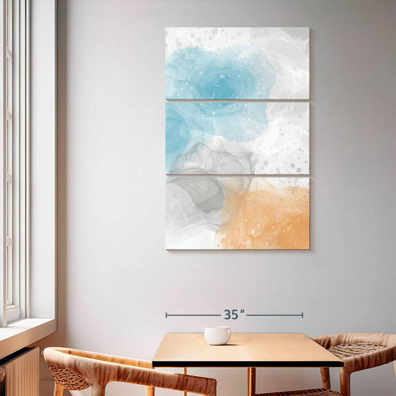 Avery Alcohol Ink And Paint I, 65" H x 42" W