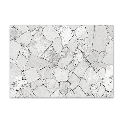 A Stone Wall - Wrapped Canvas Print