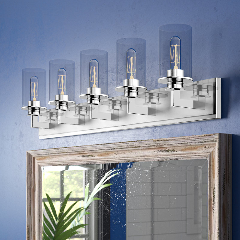 Attah 5 - Light Dimmable Vanity Light, Chrome