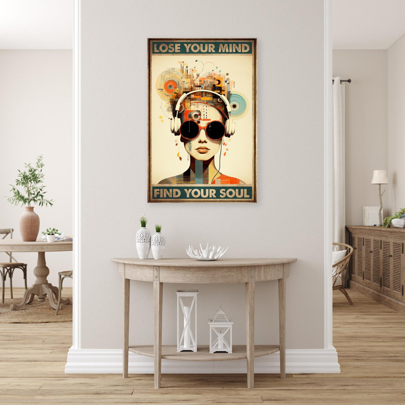 Janira Music Lose Your Mind sur impression sur toile, H 14 po x l 11 po x P 1,25 po