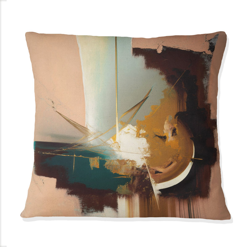 Infinity Terra Rosa Poss Possibilit III - Coussin décoratif à imprimé abstrait