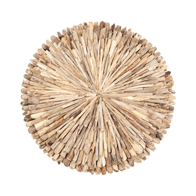 Handmade Abstract Wall Decor on Solid Wood