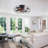 Hadiah 19.7 inch 7 - Blade Flush Mount Ceiling Fan with Remote Control and Light Kit Included-418287320