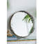 Grand plateau miroir argenté D18x2 "Valentina-927943253