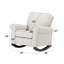 Chaise berçante en tissu