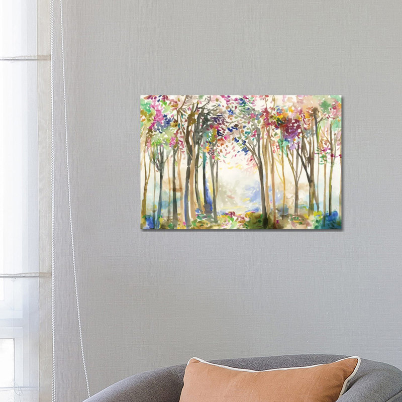 Sunny Path Ii by Allison Pearce - Wrapped Canvas Painting, 66.04 cm H x 45.72 cm W x 1.91 cm D