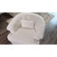 Fauteuil demi-tonneau pivotant 29 po de large avec repose-pieds 29 po