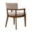 Haven Mid Century Modern Boucle Upholstered Dining Chairs With Rubberwood Frame-118945238