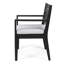 2 sièges de salle à manger gris foncé - chaises en bois avec coussin d'eau, élégantes et pratiques avec des coussins à lattes crème, sièges avant-gardistes