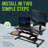 TechOrbits Black 42" Standing Desk Riser