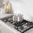 500 Series,30' Gas Cooktop,5 Burner,SS