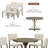 Marthe Pedestal Dining Set-249470321