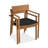 Amira Wood Premium All-Weather Wicker Outdoor Stacking Dining Armchair