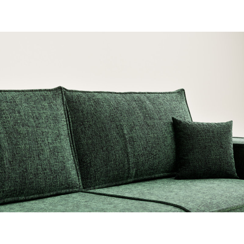3 Seater Reclining Sofa, Dark green