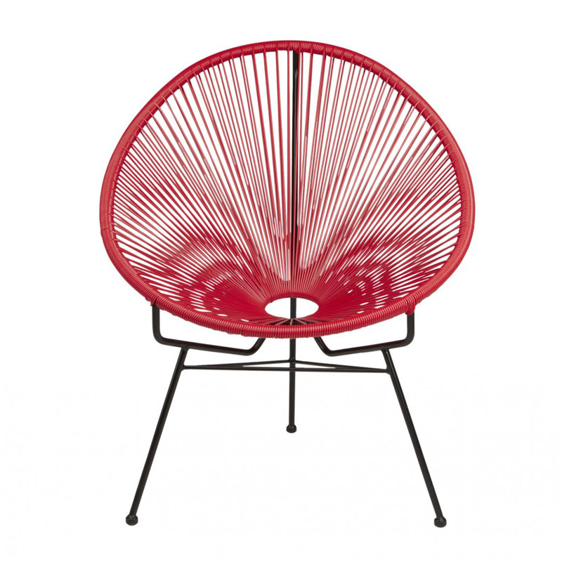 Chaise de patio à mèche Meyerwood, Rouge