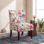 Fauteuil d'appoint contemporain sans accoudoirs Volia Capa en tissu imprimé-1256314919