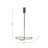 Modern Metal Taper Holder with Sculptural Swirl Base, Decorative Abstract Design, Contemporary Single Candle Stand for Stylish Accents in Chic Interiors and Modern Decor Settings-89117377