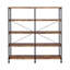Ensemble de bureau rectangulaire 2 pièces Eberle Murrin-2107634695