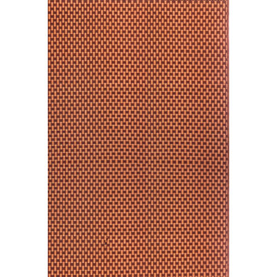 Geometric Handmade Orange Outdoor Area Rug - Reversible, UV Resistant, 100% Recycled Material