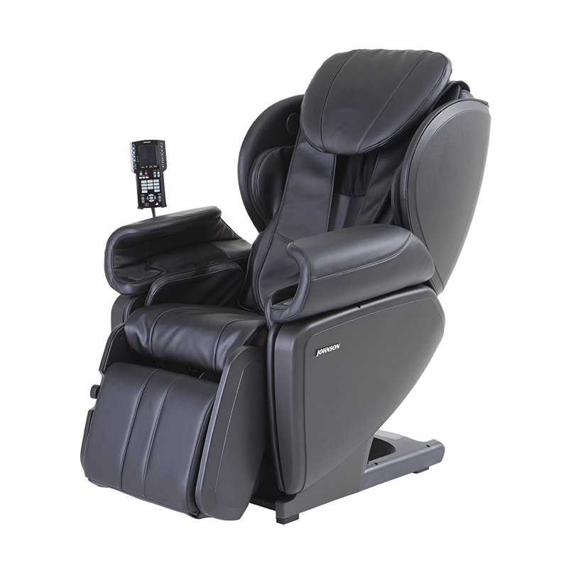 Fauteuil de massage à hauteur ajustable à hauteur ajustable en tissu avec repose-pieds ultra high performance