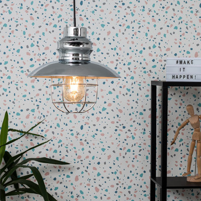 Penglai 26.5cm H Metal Novelty Pendant Shade ( Spider )