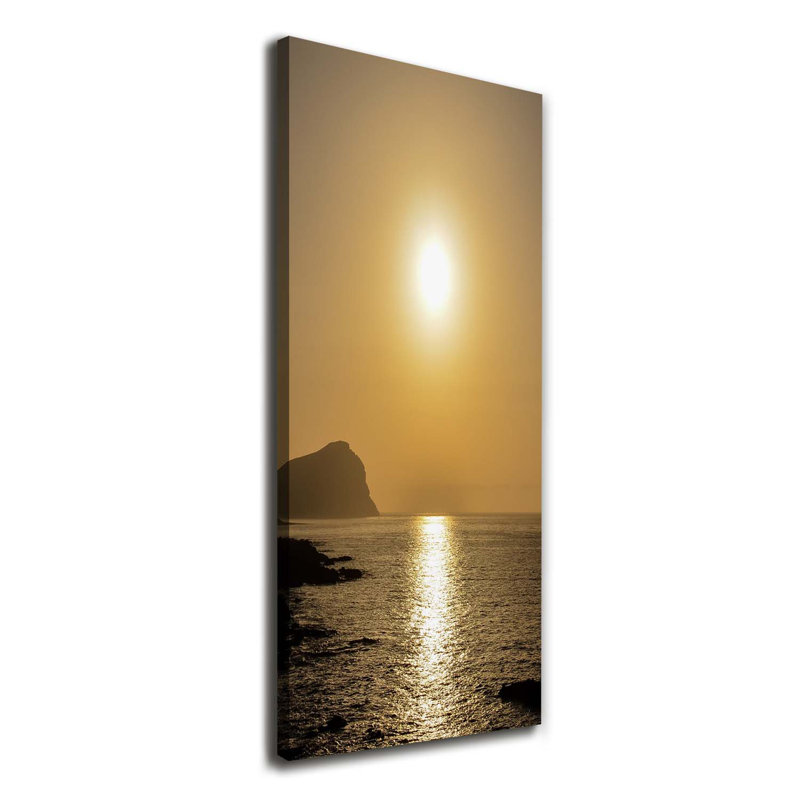 Sunset Sea - Wrapped Canvas Print