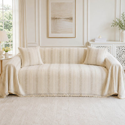 Chenille Non Slip Sofa Cover Blanket for Dogs and Furniture